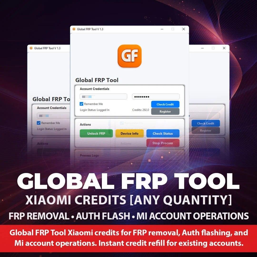 ( GFT ) Global Frp Tool Xiaomi Credit